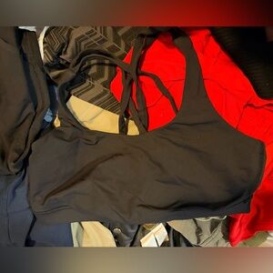 lululemon athletica Black Strappy Sports Bra